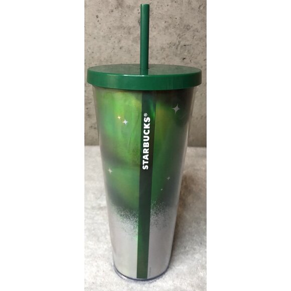 Starbucks For Life 2021 Limited Edition Green Tumbler Original Straw Christmas - Picture 4 of 7